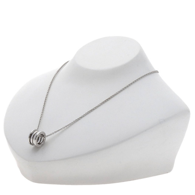 BVLGARI ブルガリ B-zero1 ビーゼロワン ネックレス K18ホワイト  