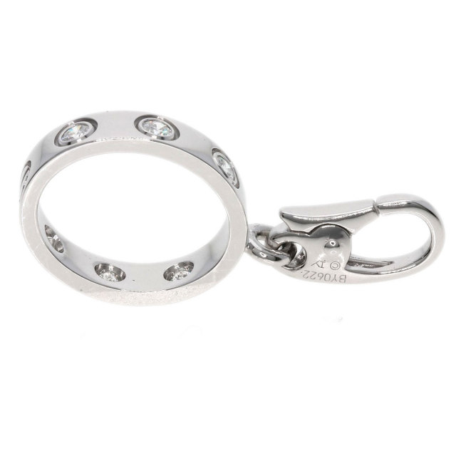 美品❣️ カルティエ　ラブ　ダイヤ　チャーム　ペンダントトップ カルティエ(CARTIER)カルティエ ラブ ダイヤ チャーム