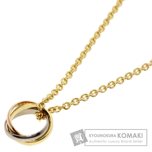 CARTIER カルティエ ベビートリニティ ネックレス K18イエローゴールド  