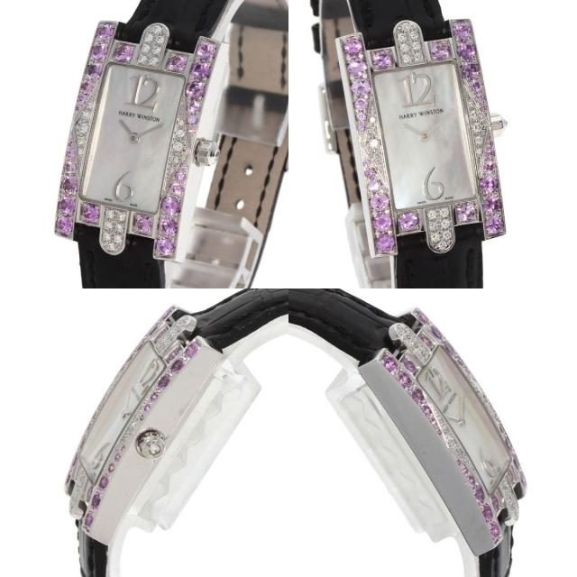 ハリーウィンストン 腕時計 アヴェニュー ピンクサファイア ダイヤモンド
