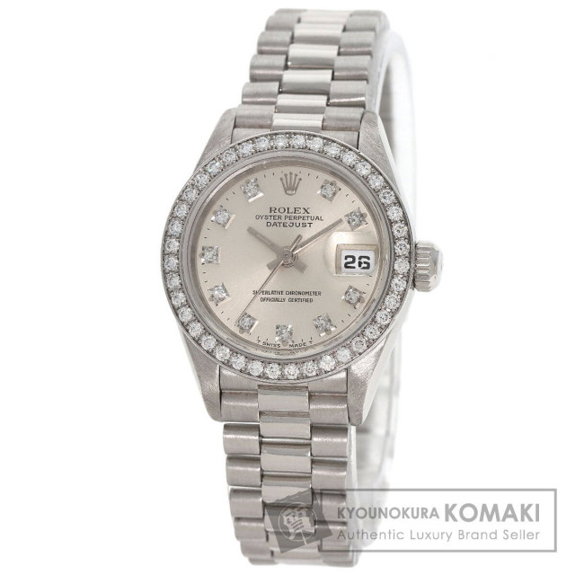 ロレックス 腕時計 デイトジャスト 10P ベゼル ダイヤモンド