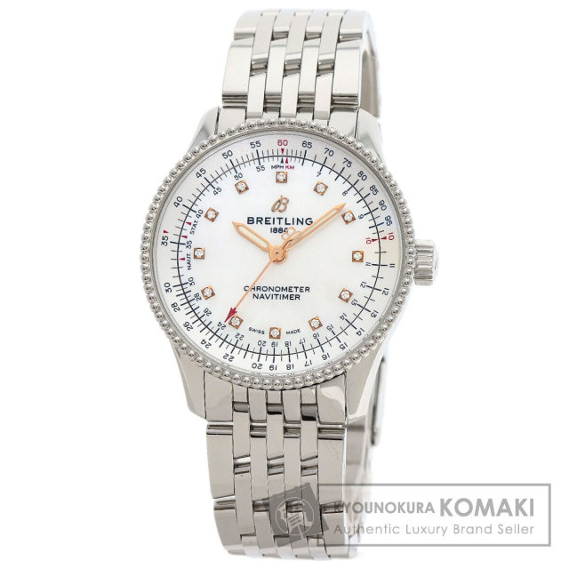 BREITLING ブライトリング A17395 ナビタイマー35 12Pダイヤモンド  