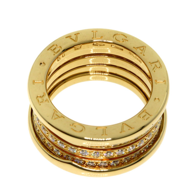 BVLGARI ブルガリ B-zero1 ビーゼロワン 3バンド フルダイヤモンド #50  