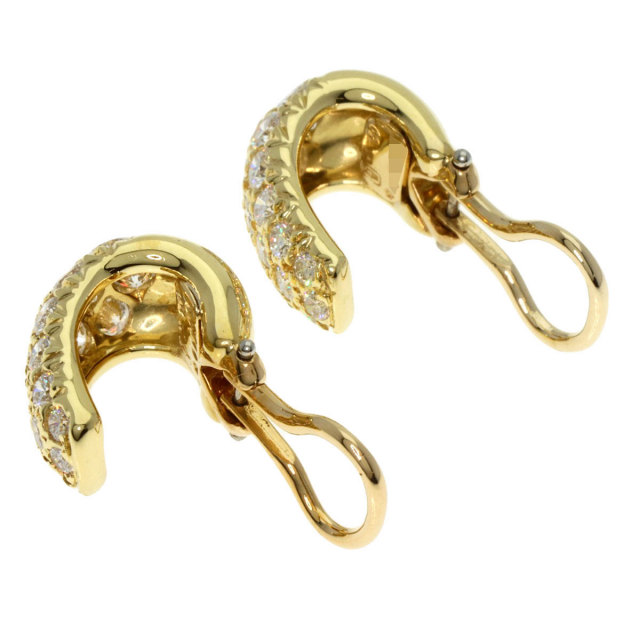 ハリーウィンストン イヤリング パヴェ ダイヤモンド