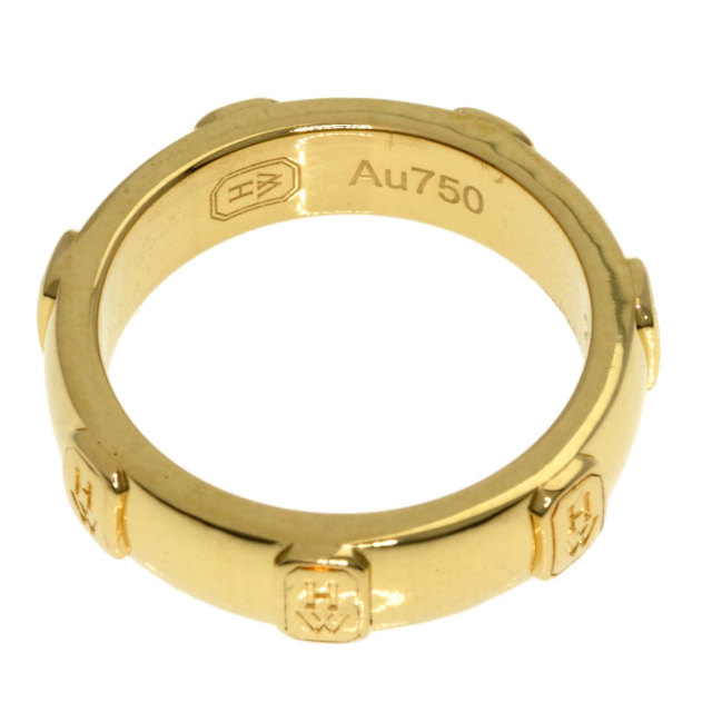 HARRY WINSTON ハリーウィンストン HWロゴ 1P ダイヤモンド リング  