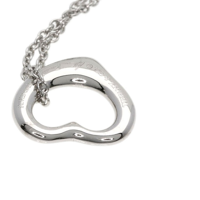 TIFFANY&Co. ティファニー オープンハート ネックレス プラチナPT950 