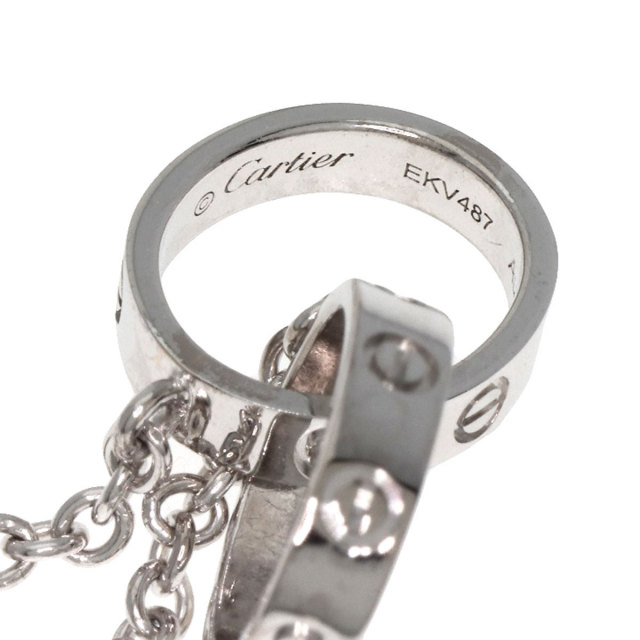 CARTIER カルティエ ベビーラブ ネックレス K18ホワイトゴールド 