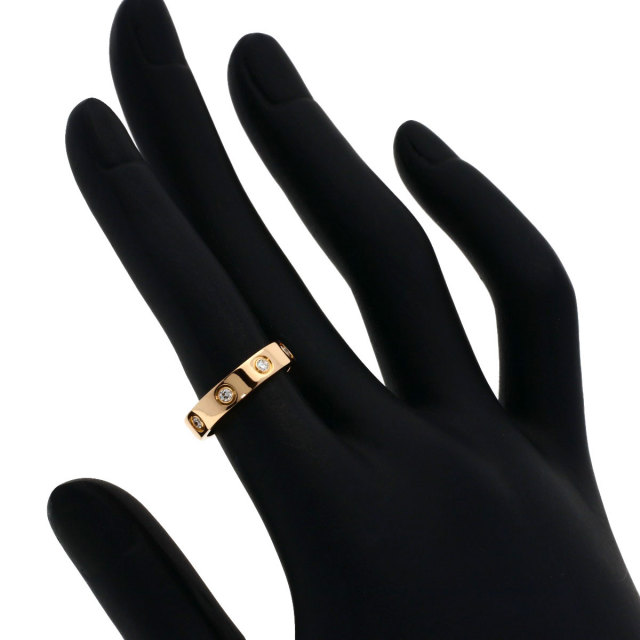 CARTIER カルティエ ミニラブリング フルダイヤモンド #48 リング 