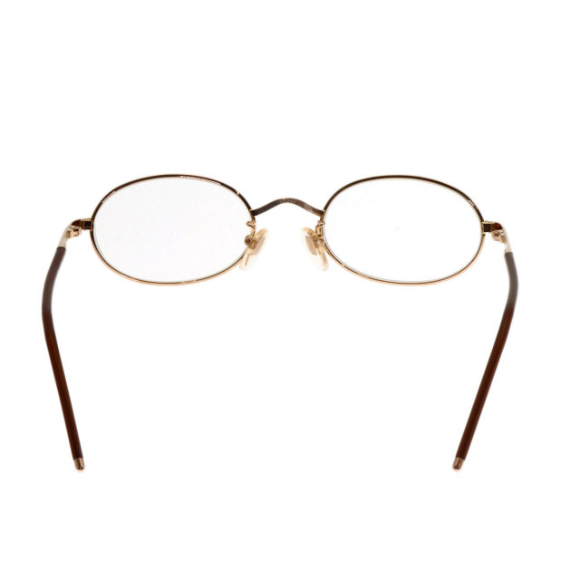 BVLGARI ブルガリ ロゴ 度入り 眼鏡 K18ピンクゴールド レディース
