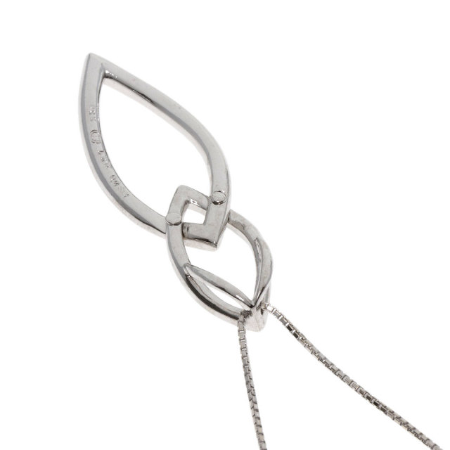 0.57ct ダイヤモンド ネックレス K18ホワイトゴールド 6.3g レディース 