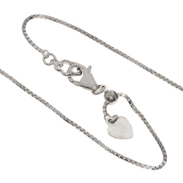 0.57ct ダイヤモンド ネックレス K18ホワイトゴールド 6.3g レディース 