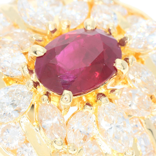 K18金ルビーリング K18金ルビーリング 14.5号