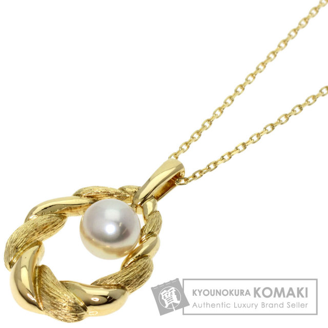 ミキモト MIKIMOTO ネックレス ペンダント かっこよく リボン
