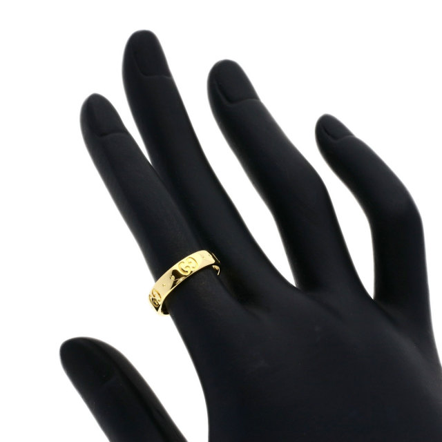 GUCCI グッチ アイコン #9 リング・指輪 K18イエローゴールド 