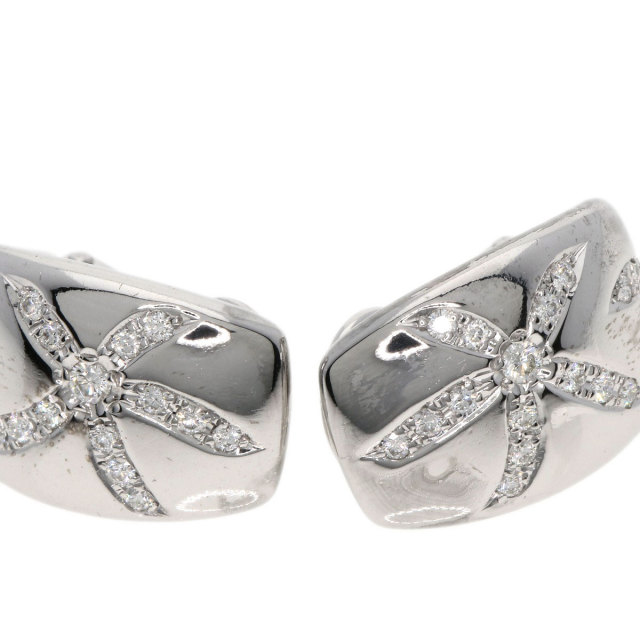 TASAKI タサキ ダイヤモンド イヤリング 2WAY ピアス K18ホワイト 
