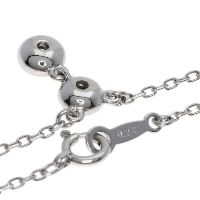 MIKIMOTO ミキモト ダイヤモンド ネックレス K18ホワイトゴールド 