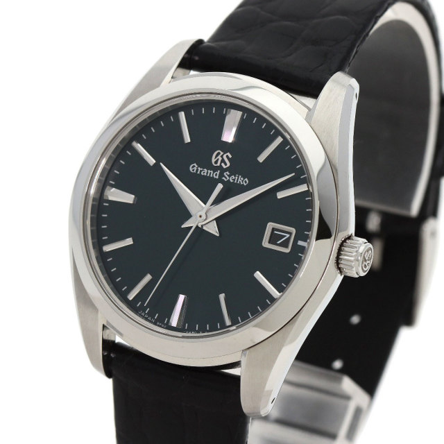 SEIKO セイコー SBGX097 グランドセイコー ダークグリーン 腕時計 ステンレススチール/革 メンズ