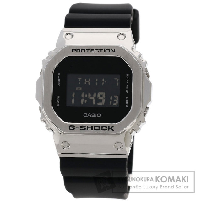 CASIO カシオ GM-5600 Gショック 腕時計 ステンレススチール/ラバー メンズ 