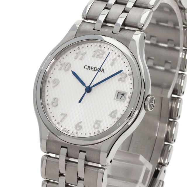 SEIKO セイコー 8J86-7A00 クレドール ラウンドフェイス 腕時計 