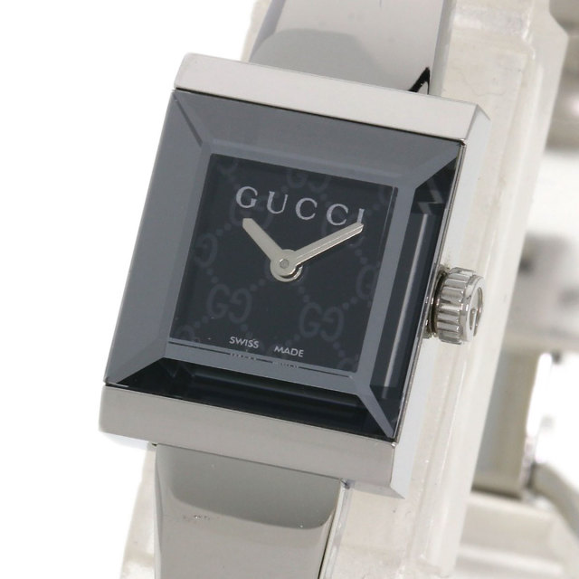 GUCCI グッチ 128.5 スクエアフェイス 腕時計 ステンレス