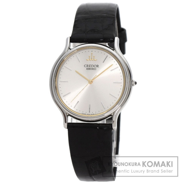 SEIKO セイコー 8J81-6A30 クレドール ラウンドフェイス 腕時計 