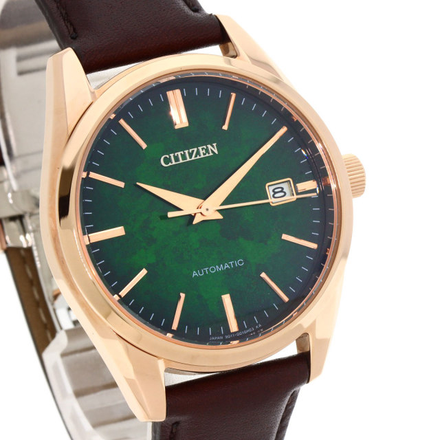 お宝！！横浜ベイスターズコラボ！！ シチズン　CITIZEN 本革　ゴールド金具 CITIZEN シチズン 9011-001GD02 コレクション メカニカル 銀箔漆