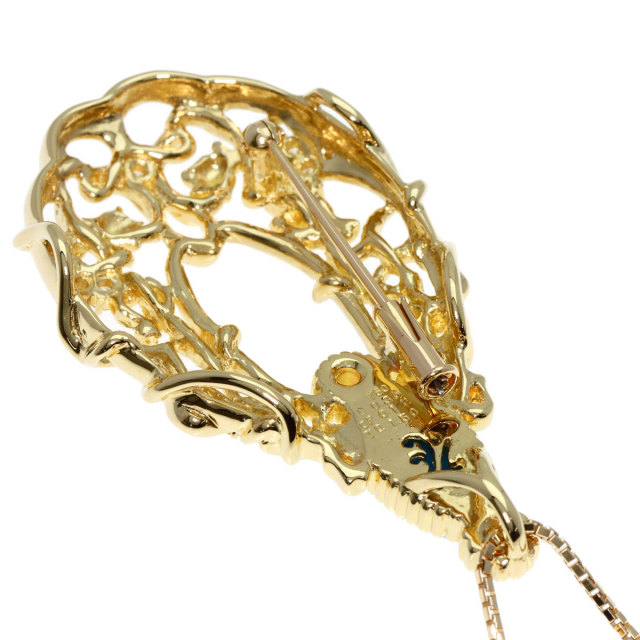 セレクトジュエリー ネックレス ターコイズ オパール ダイヤモンド