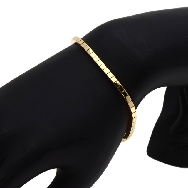 カルティエ　ラニエール　ブレスレット　サイズ15 Cartier 美品 カルティエ ラニエール ブレスレット #15 K18YG 750