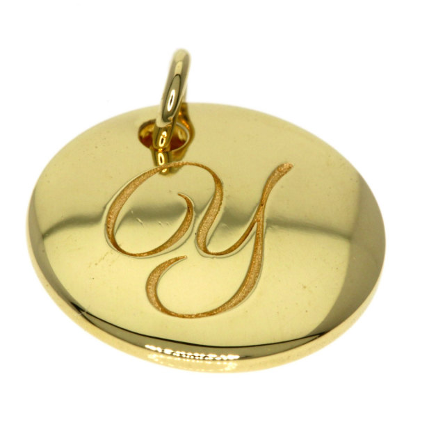 TIFFANY&Co. ティファニー ノーツレター イニシャル Y ペンダント  