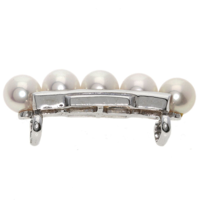 MIKIMOTO ミキモト アコヤパール 真珠 帯留め シルバー レディース
