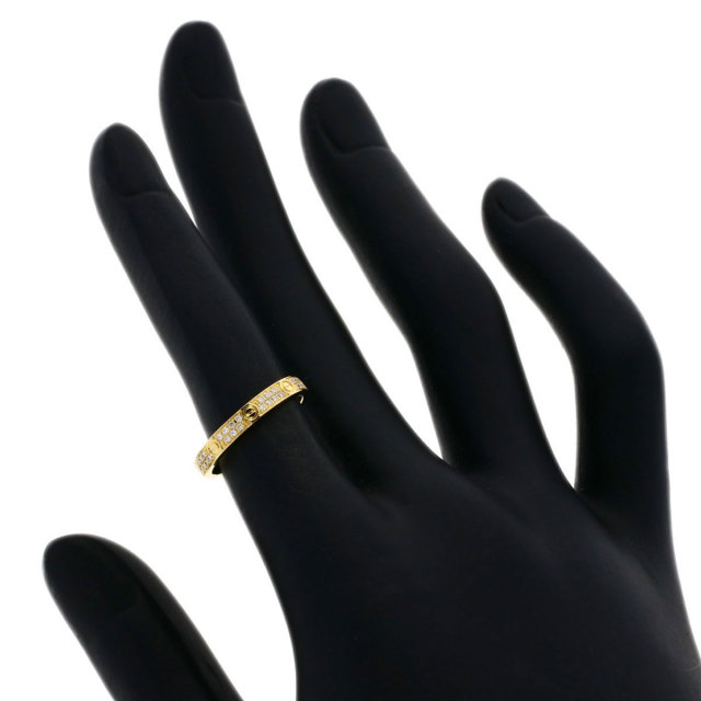 CARTIER カルティエ ミニ ラブリング パヴェ ダイヤモンド #47 リング 