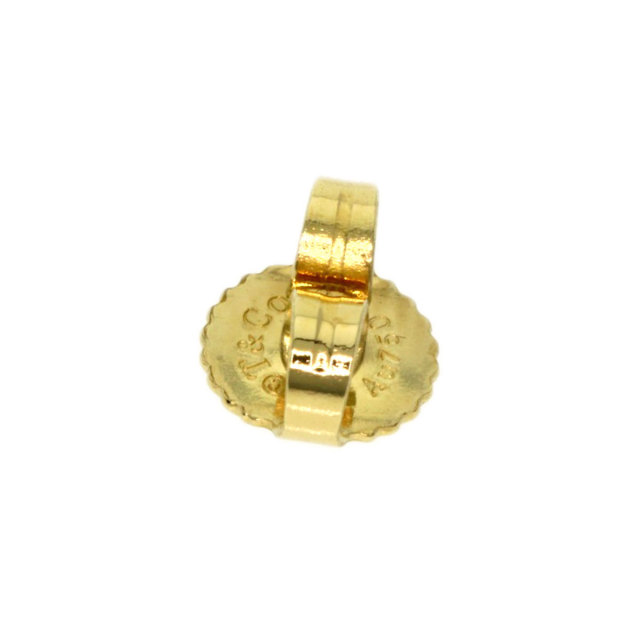 ティファニー K18 バイザヤード ダイヤ ピアス 片耳用 5780（Pierce 