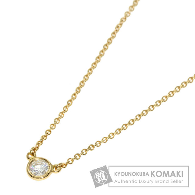 TIFFANY&Co. ティファニー バイザヤード ダイヤモンド ネックレス K18 