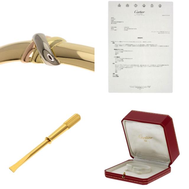CARTIER カルティエ トリニティ ドライバー付き #16 ブレスレット K18  