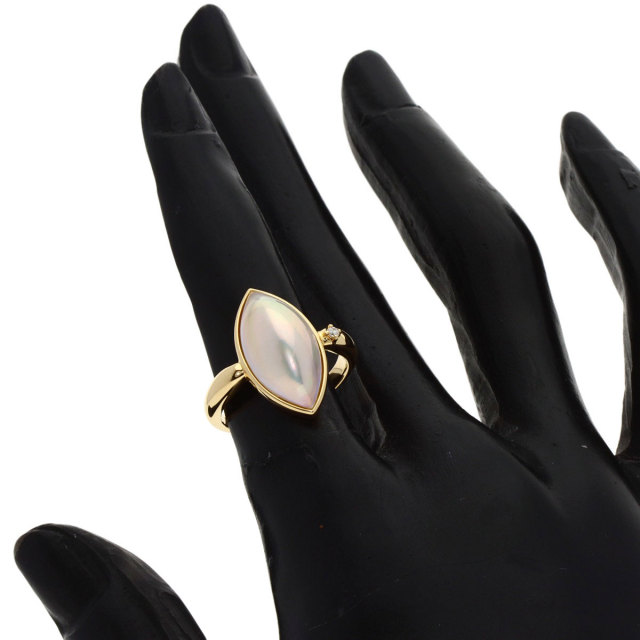 TASAKI タサキ マベパール 真珠 ダイヤモンド リング・指輪 K18