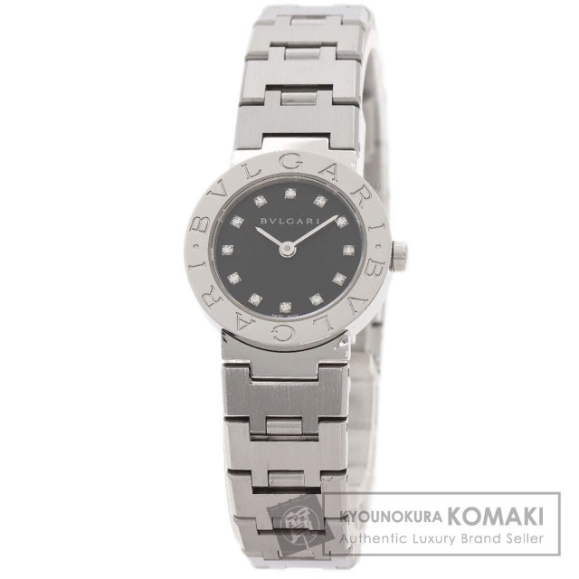 BVLGARI ブルガリ BB23SS ブルガリブルガリ 12P ダイヤモンド 腕時計  