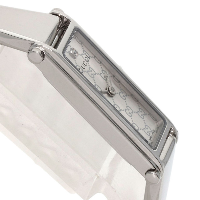 GUCCI グッチ 1500L スクエアフェイス 1P ダイヤモンド 腕時計  