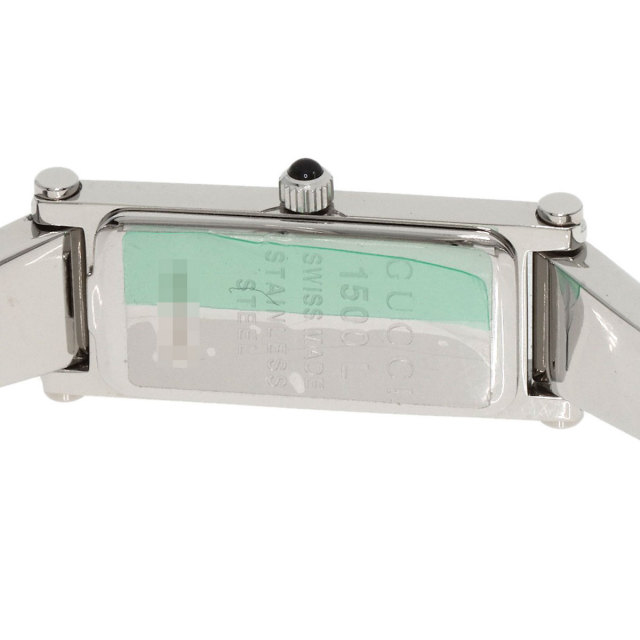 GUCCI グッチ 1500L スクエアフェイス 1P ダイヤモンド 腕時計  