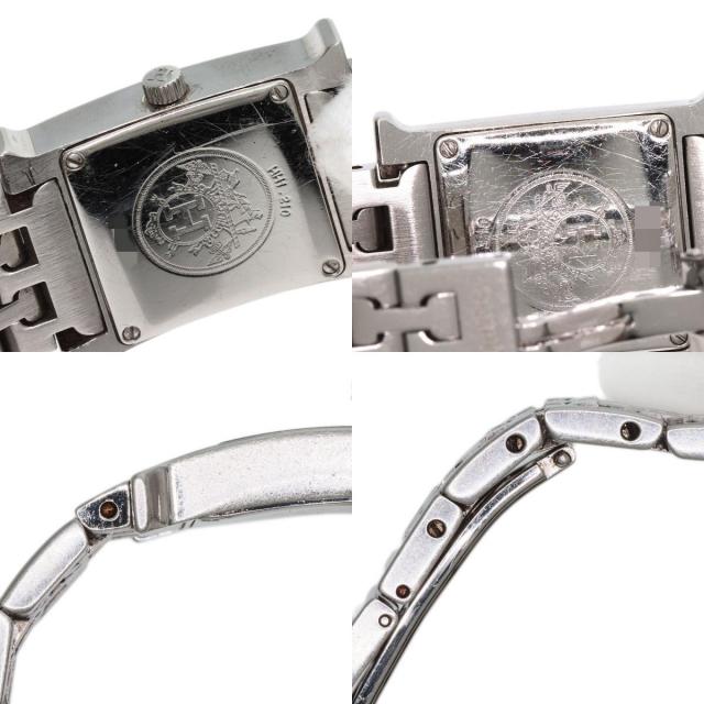 HERMES ☆エルメス Hウォッチ ⭐︎ブルージーン☆美品☆新品電池☆ HERMES エルメス HH1.210 Hウォッチ ブルージーン 腕時計