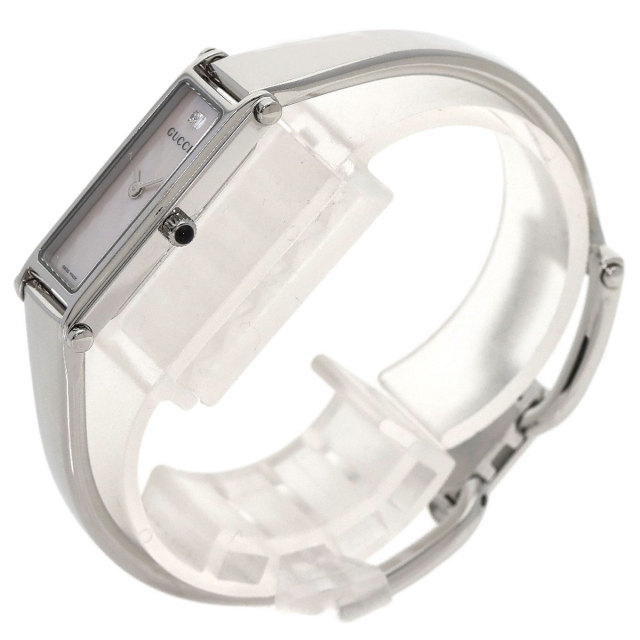 GUCCI グッチ 1500L スクエアフェイス 1P ダイヤモンド 腕時計  