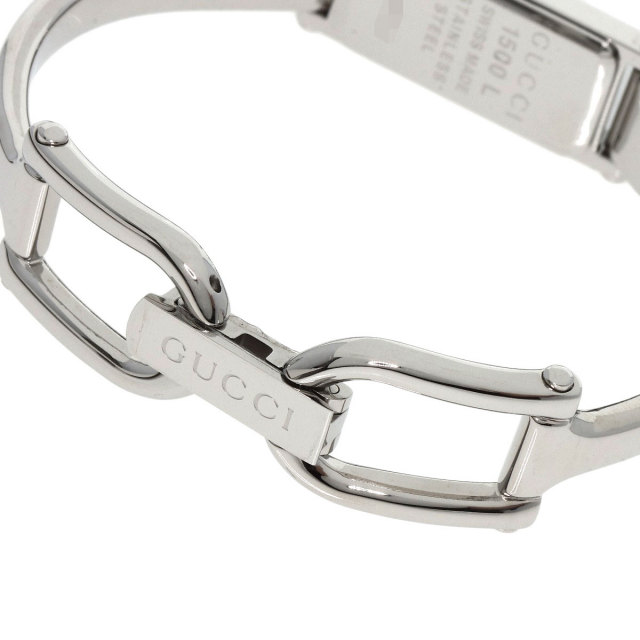 GUCCI グッチ 1500L スクエアフェイス 1P ダイヤモンド 腕時計  