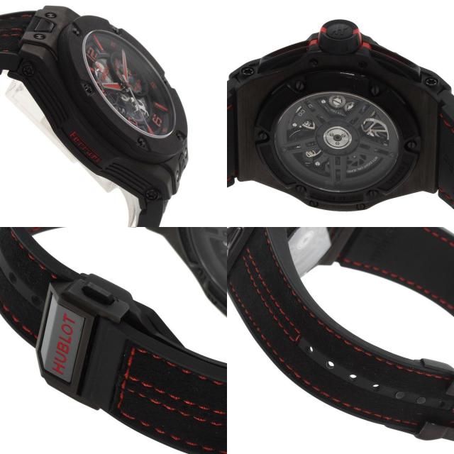 ウブロ 腕時計 ビッグバン ウニコ フェラーリ カーボン 世界500本限定