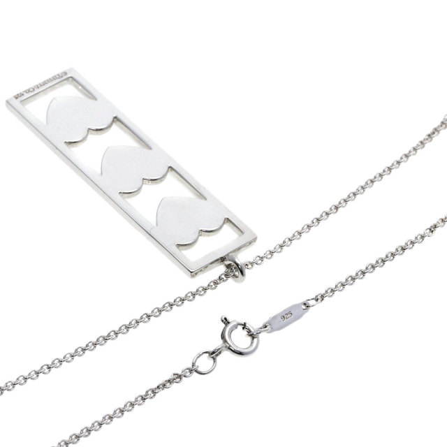 TIFFANY&Co. ティファニー トリプルハートプレート ネックレス  