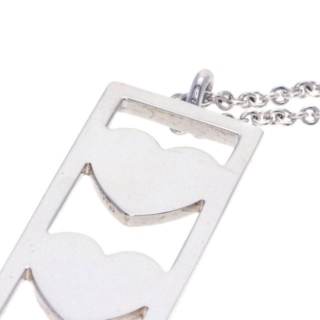 TIFFANY&Co. ティファニー トリプルハートプレート ネックレス  