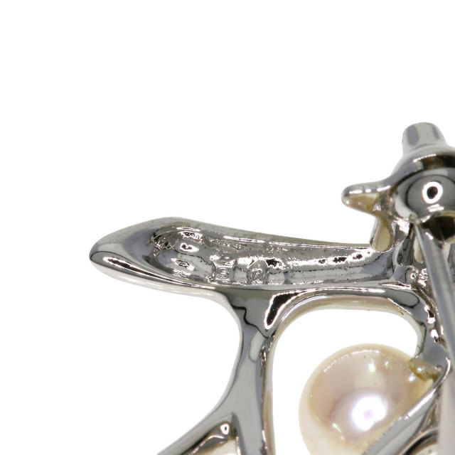 MIKIMOTO ミキモト 幸福の木 アコヤパール 真珠 ブローチ