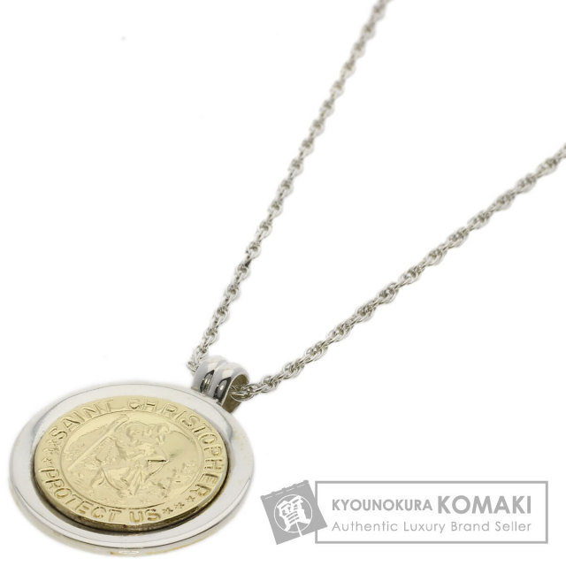 TIFFANY&Co. ティファニー セント クリストファー コイン ネックレス  