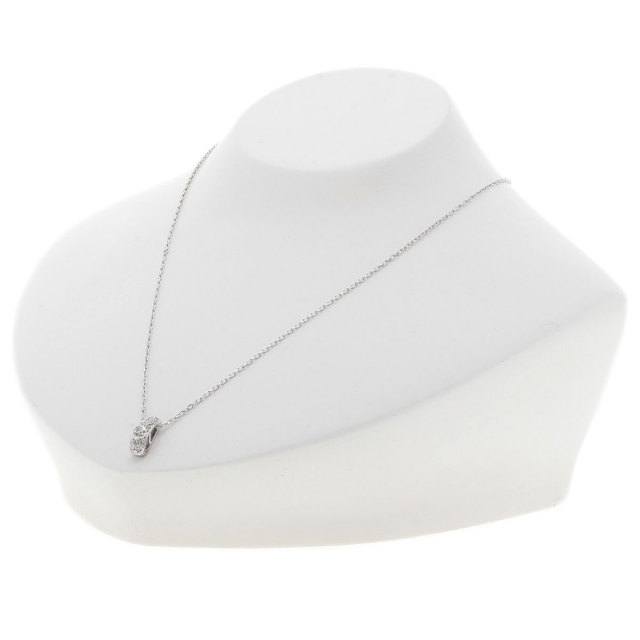 MIKIMOTO ミキモト ダイヤモンド ネックレス K18ホワイトゴールド 