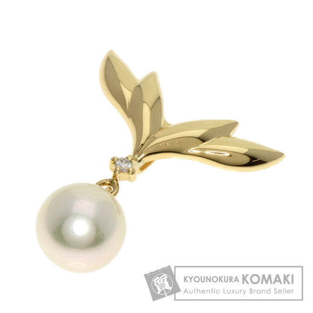 MIKIMOTO ミキモト パール 真珠 ダイヤモンド ペンダントトップ K18 