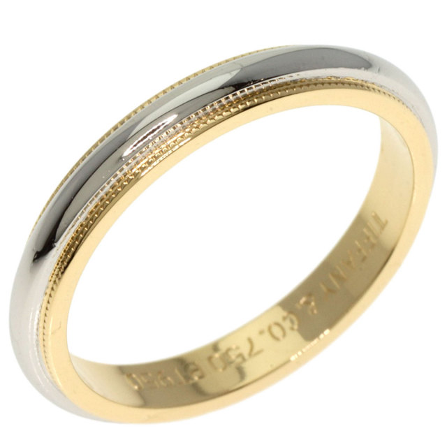 TIFFANY&Co. ティファニー ミルグレイン リング・指輪 プラチナPT950 