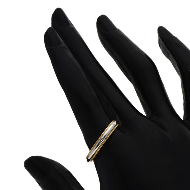 TIFFANY&Co. ティファニー ミルグレイン リング・指輪 プラチナPT950  